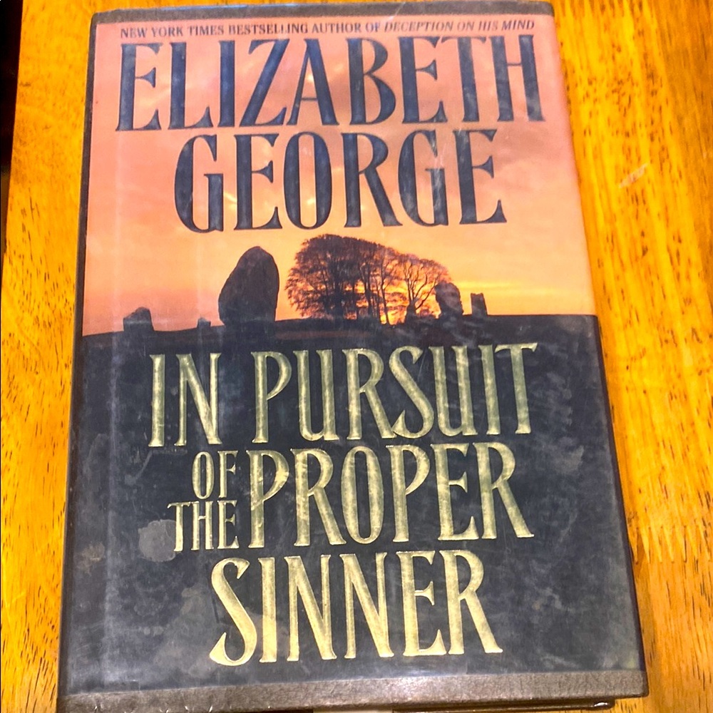 3/$15. In Pursuit of the Proper Sinner Book by Elizabeth George